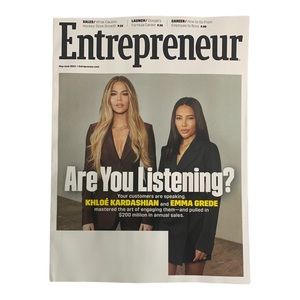 Entrepreneur Magazine May June 2023 Khloe Kardashian Emma Grede Employed To Boss